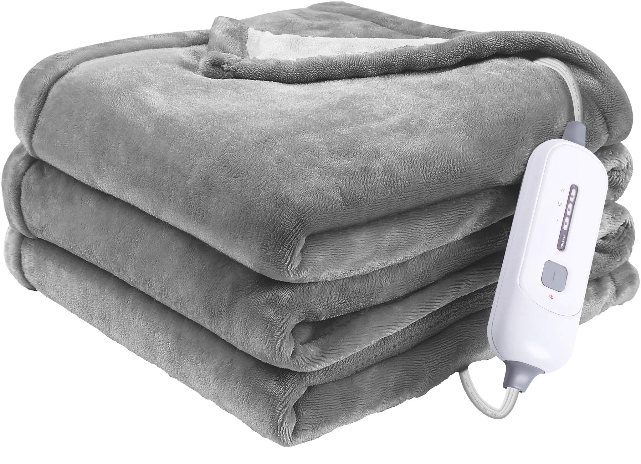 Electric Blanket Heated Throw, Soft Flannel & Sherpa Heating Blanket Throw  with 3 Heating Levels & 4hrs Auto Off, Machine Washable, ETL Certification